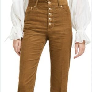 Tory Burch corduroy button detail pants size 31